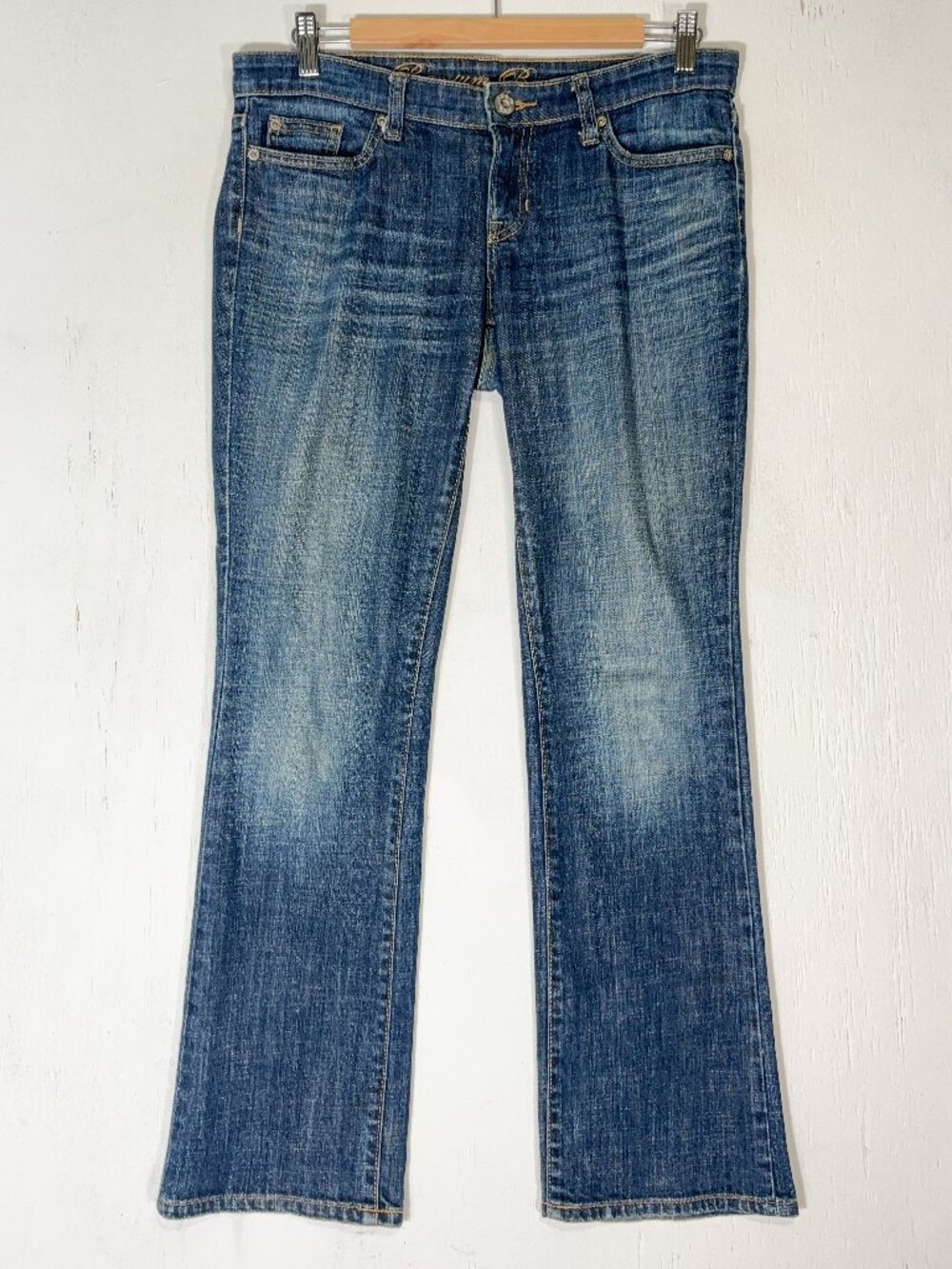GAP Premium Bootcut Jeans Womens 4/27A Dark Wash Stretch Low Rise Denim Ankle